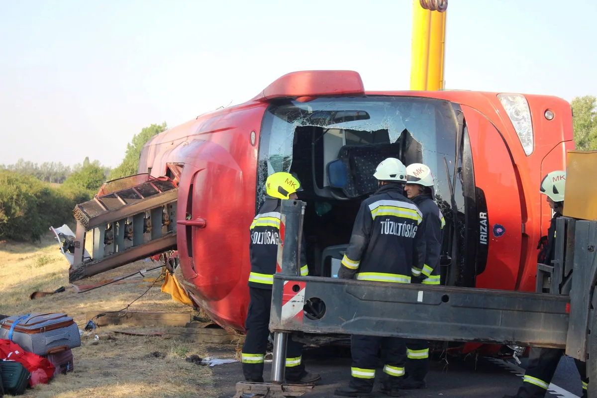 Polish bus crash in Hungary leaves 12 dead and at least 10 injured