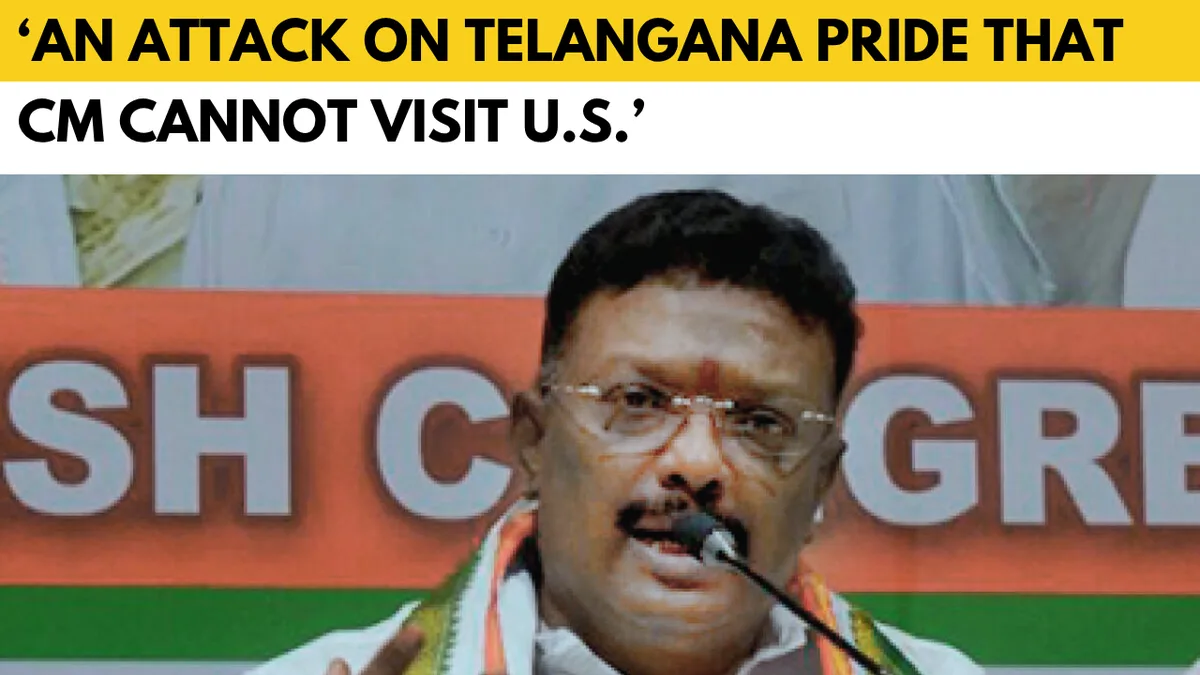 Watch: BRS’s Sravan Kumar slams MEA over Telangana CM being denied travel to US