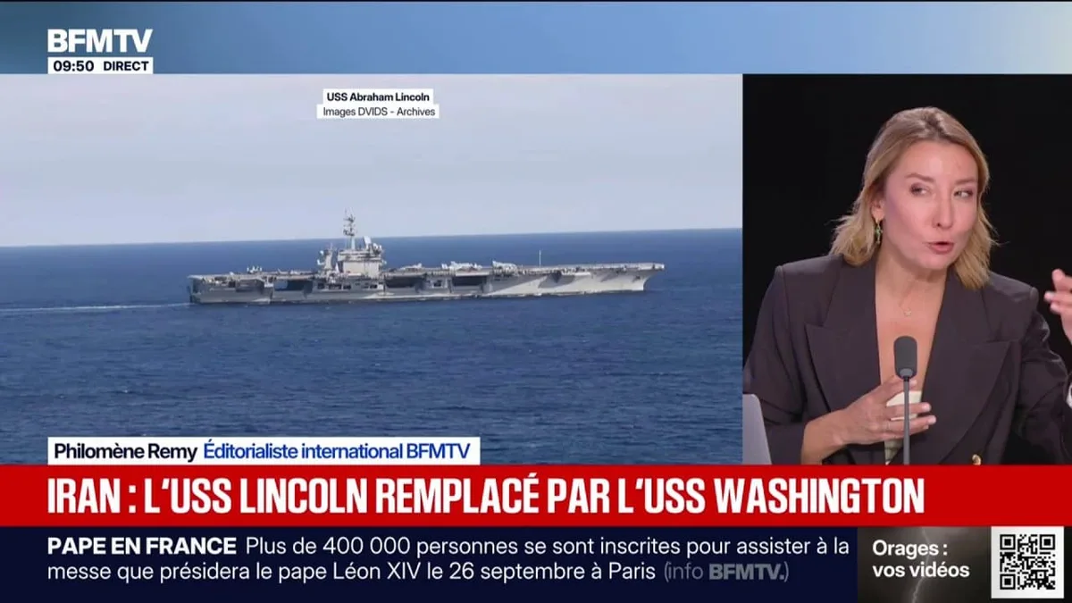 Guerre au Moyen-Orient: le porte-avions USS Lincoln remplacé par l'USS George Washington