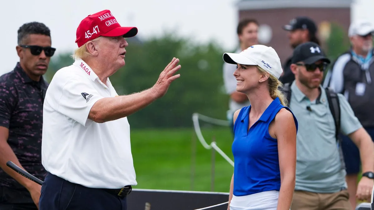 Präsidenten-Vertraute: Kaum jemand kommt Trump so nah. Wer ist sein „Sweetie“ Natalie Harp?