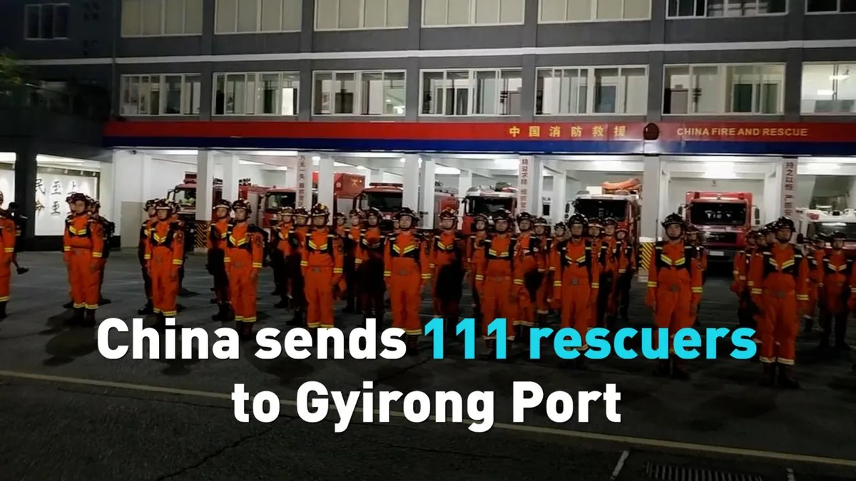 China sends 111 rescuers to Gyirong Port
