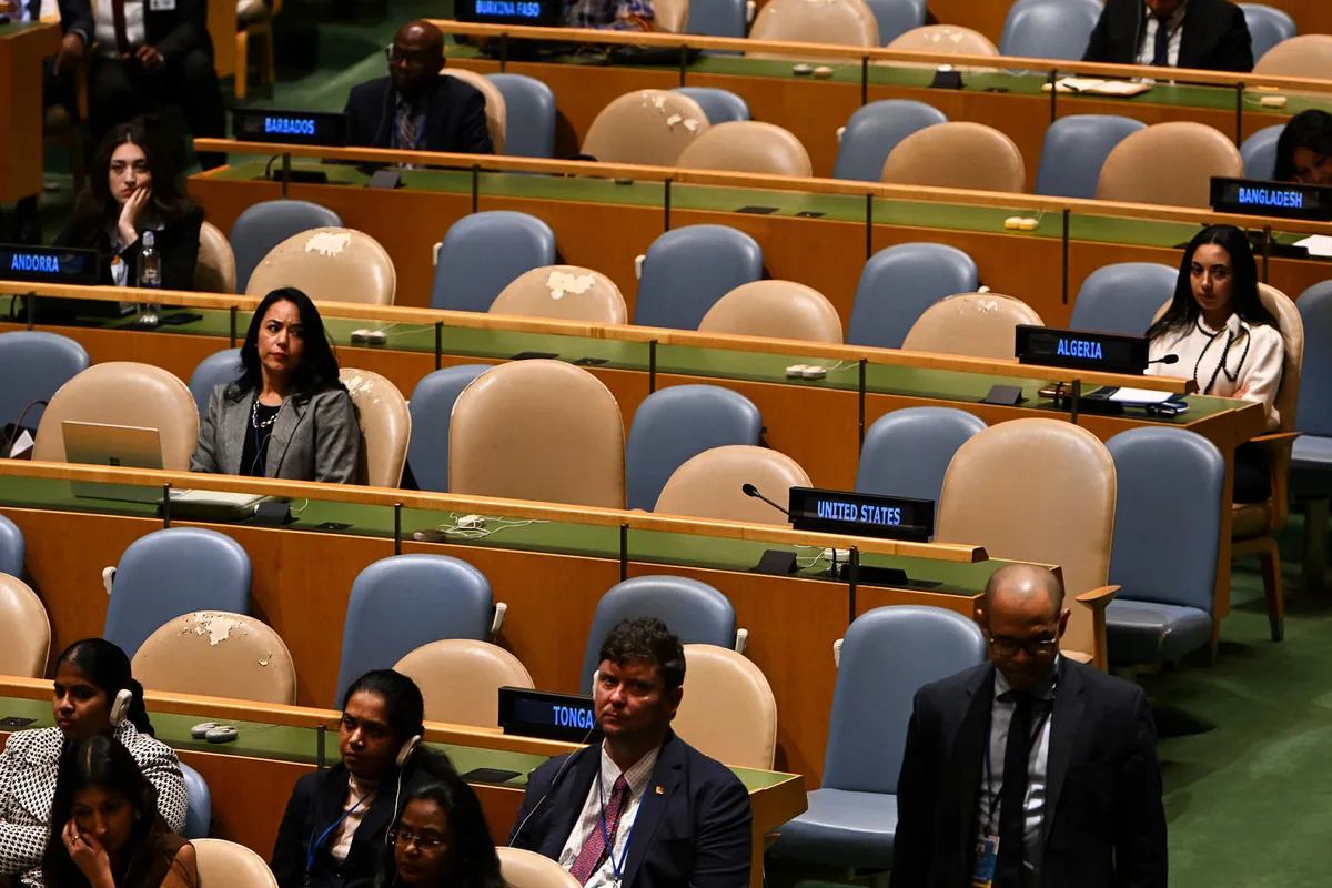Iran’s president strikes a defiant tone at U.N. after Trump threats