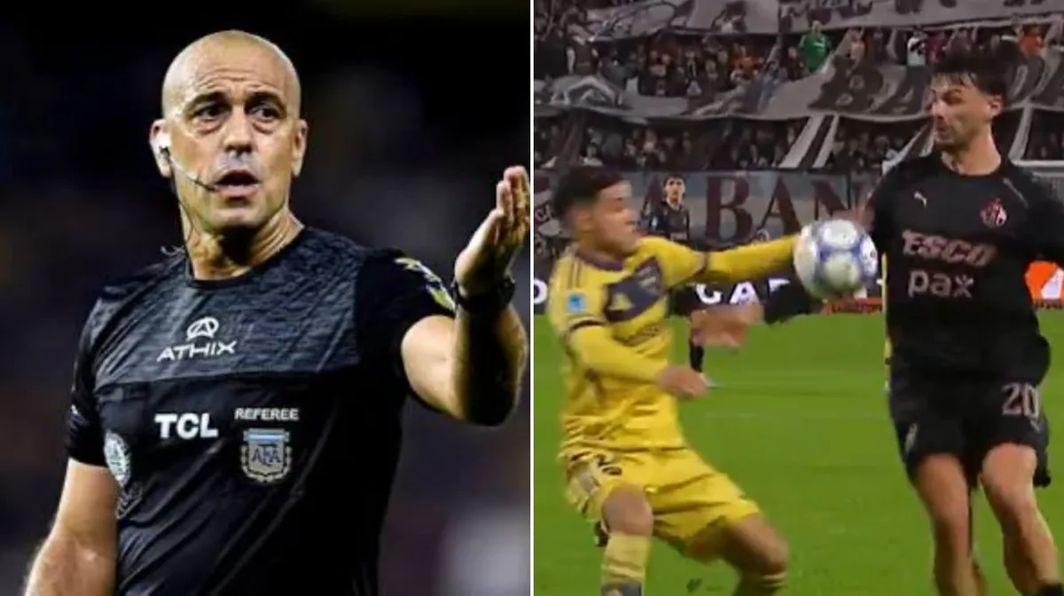 El árbitro que dirigió a Boca contra Platense explicó la jugada más polémica del partido: “No lo veo porque estoy tapado”