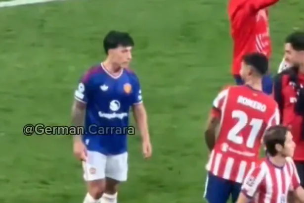 New Lisandro Martinez footage with Cristian Romero emerges before Man Utd outburst