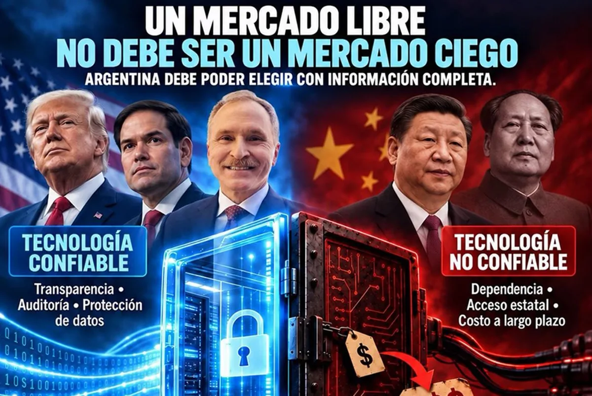 Con imágenes de Xi Jinping y Mao, el embajador de EE.UU. redobla la presión contra la tecnología china en la Argentina