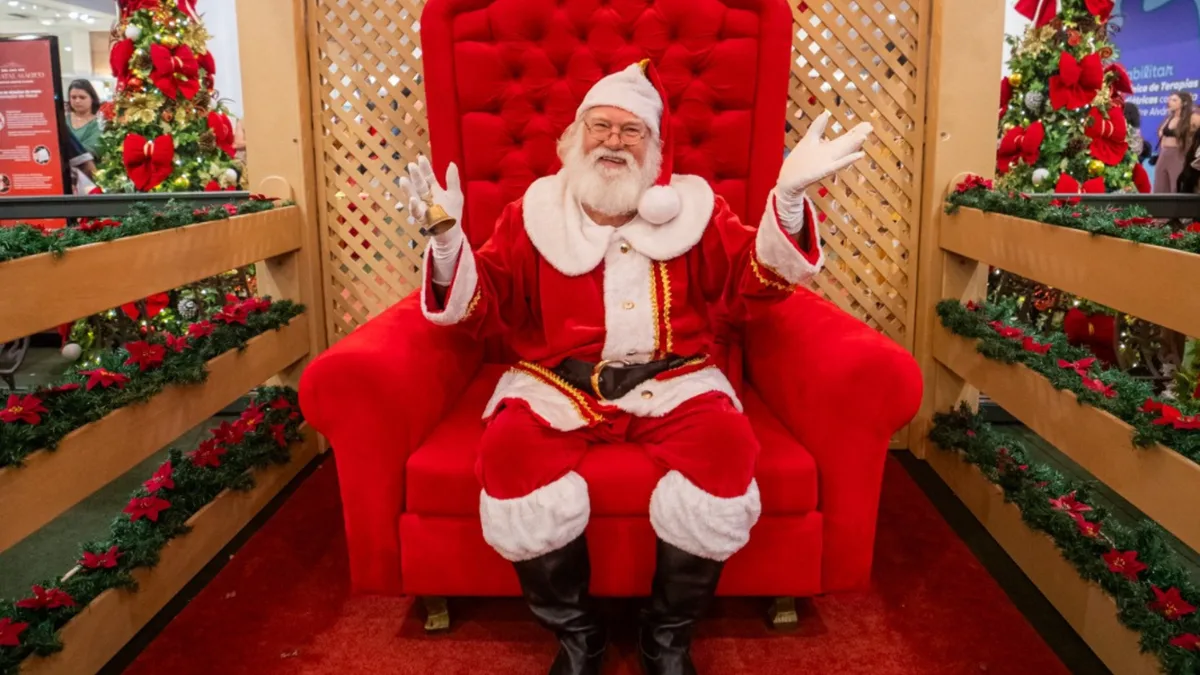 Adiantado? Papai Noel chega à Serra em novembro com programação gratuita para a família