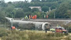Track defect found on approach to site of Lewes derailment, initial report says