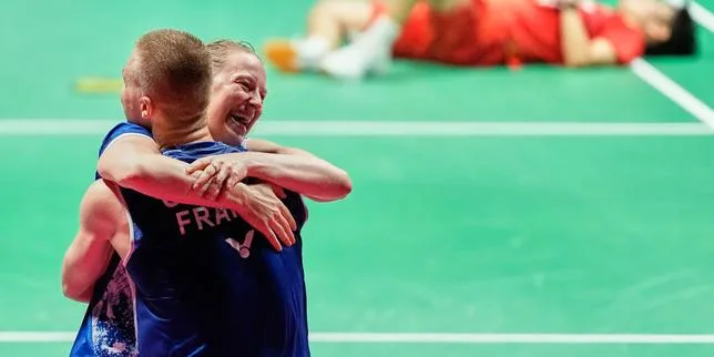 Championnats du monde de badminton : Delphine Delrue et Thom Gicquel, sacrés en double mixte, lancent parfaitement une journée historique pour la France