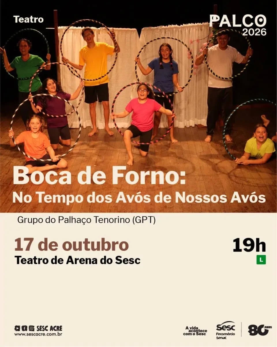 Grupo do Palhaço Tenorino apresenta espetáculo gratuito neste sábado no Teatro do Sesc
