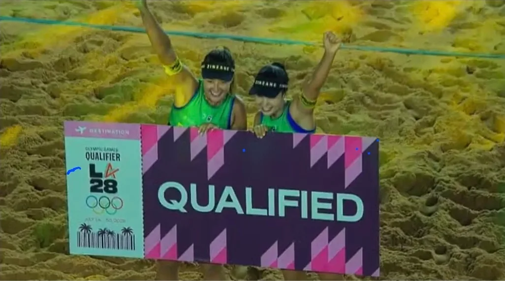 Brasil garante vaga no vôlei de praia olímpico masculino e feminino