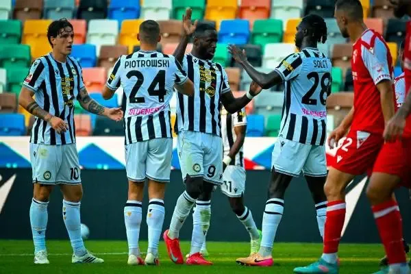 Udinese vence Padova e avança para a fase de 16 avos de final da Copa da Itália