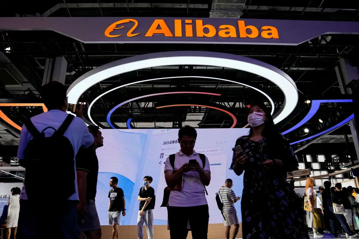 Alibaba stock slumps in Hong Kong after $10.2 billion share placement to fund AI