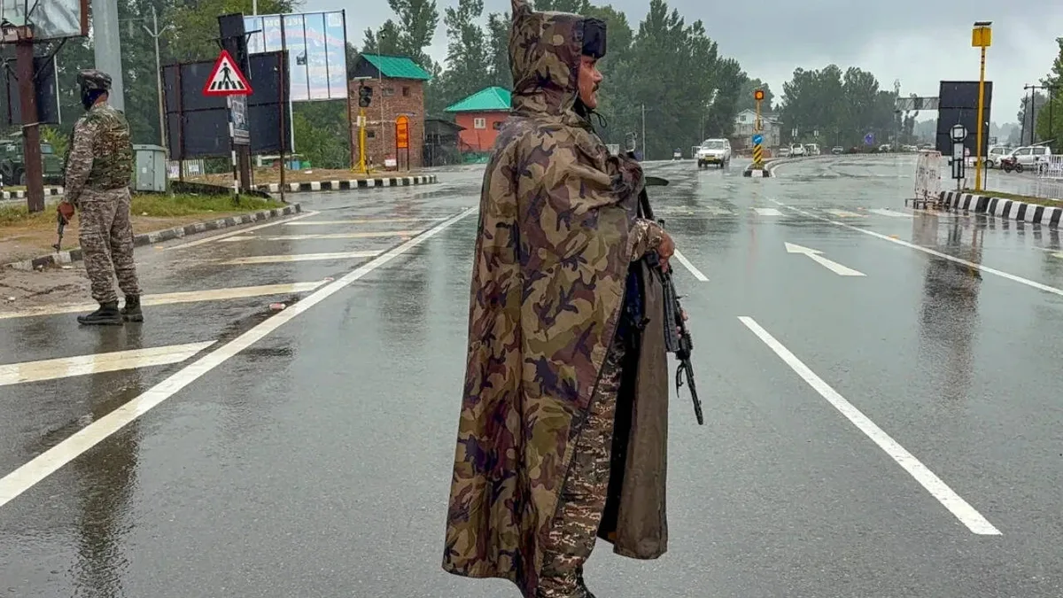 8 terror suspects held in Kashmir; arms-ammo, posters seized