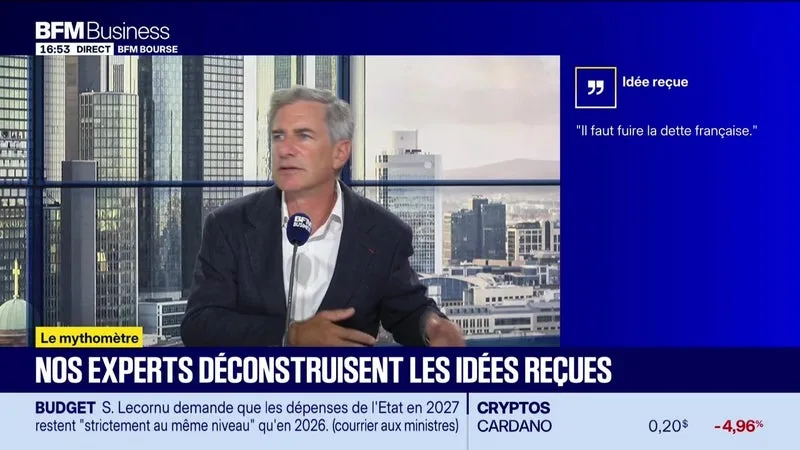 Mythomètre : "Il faut fuire la dette française", FAUX répond Jérôme Dedeyan - 15/09
