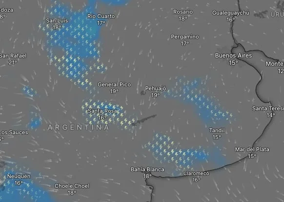 Hay alerta naranja y amarilla por tormentas, nevadas y vientos para este sábado 29 de agosto: las provincias afectadas
