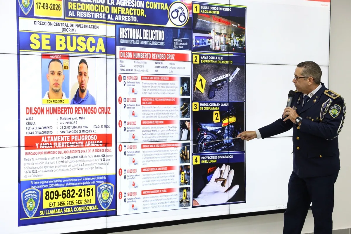 Cuatro presuntos delincuentes mueren en enfrentamientos con agentes policiales en República Dominicana