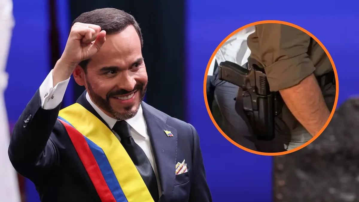 Polémica por imagen de Abelardo de la Espriella portando un arma de fuego en sus recorridos: esto dice la ley