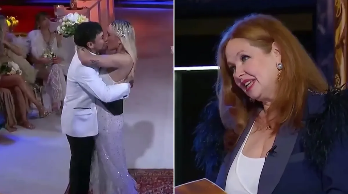 El inesperado reproche de Brian Sarmiento a Andrea del Boca durante su casamiento con Danielik en Gran Hermano