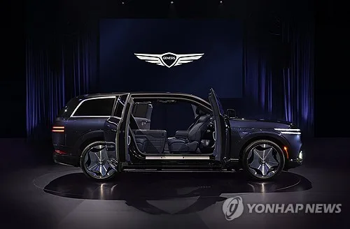 "GV90 네오룬, B필러 없어도 차체 강성 12%↑…안전 확보"