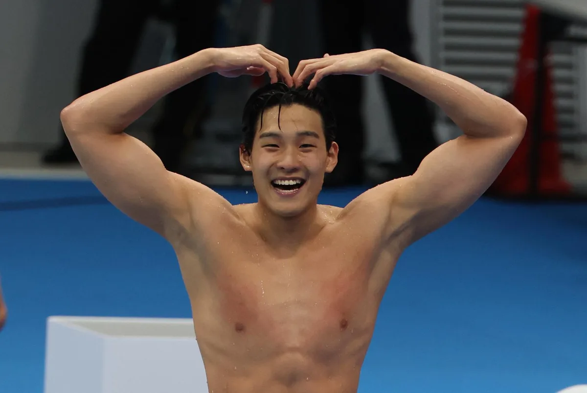 [속보]김영범, 아시아게임 수영 남자 자유형 50m 금메달