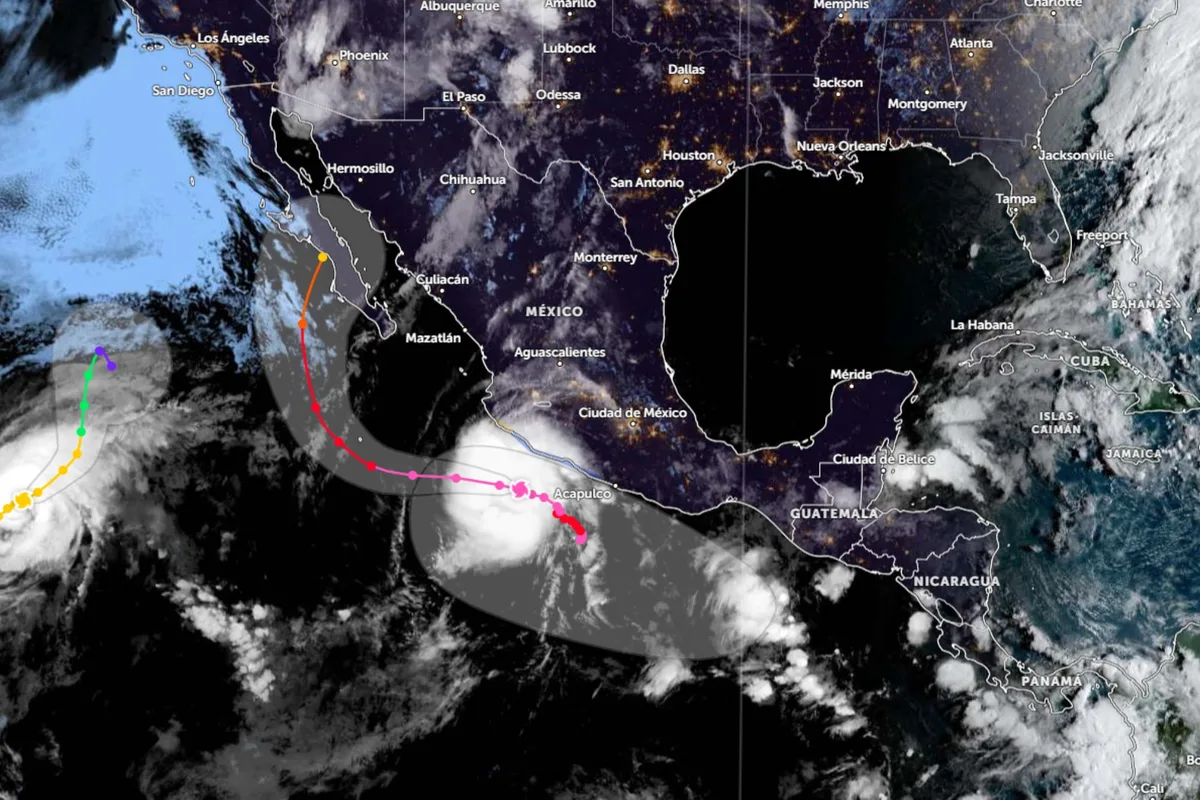 Trayectoria del huracán Polo hoy: el coloso avanza en categoría 5 y se dirige al sur de California