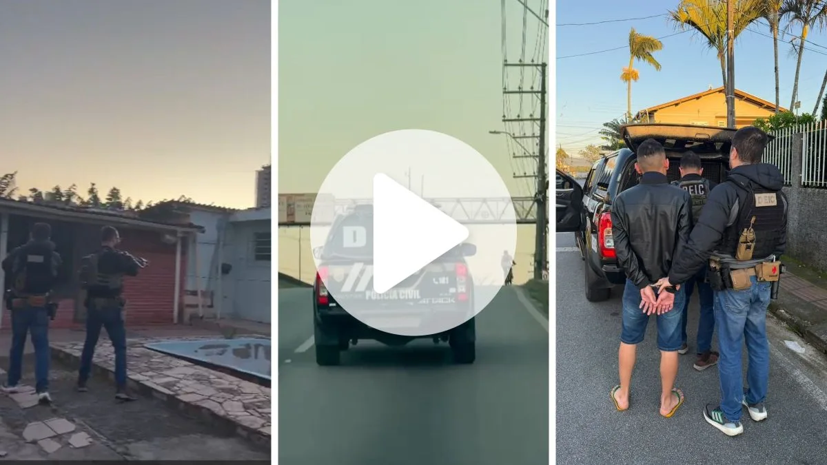 Membros de facção que orquestravam sequestros de motoristas de aplicativo no Pará são presos em SC; operação cumpre 34 mandados no Brasil