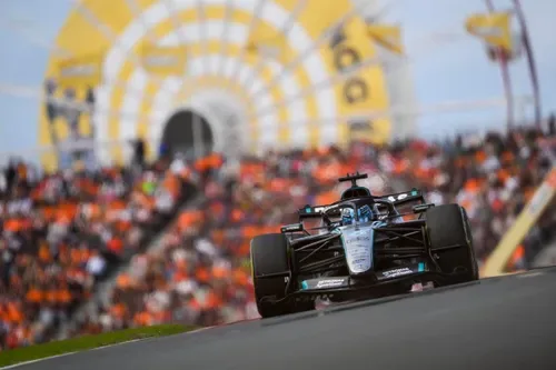 George Russell wins Dutch GP sprint race, Antonelli fourth