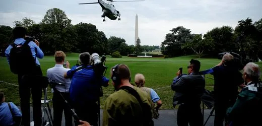 Washington: Donald Trumps Baustelle sorgte offenbar für »schwerwiegende« Panne bei Helikopterflug