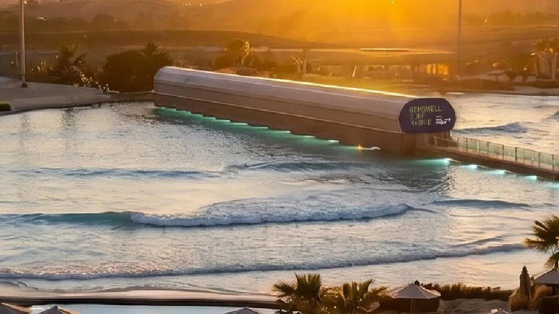 Maior piscina de ondas da Europa em Madrid gera polémica pelo elevado consumo de água