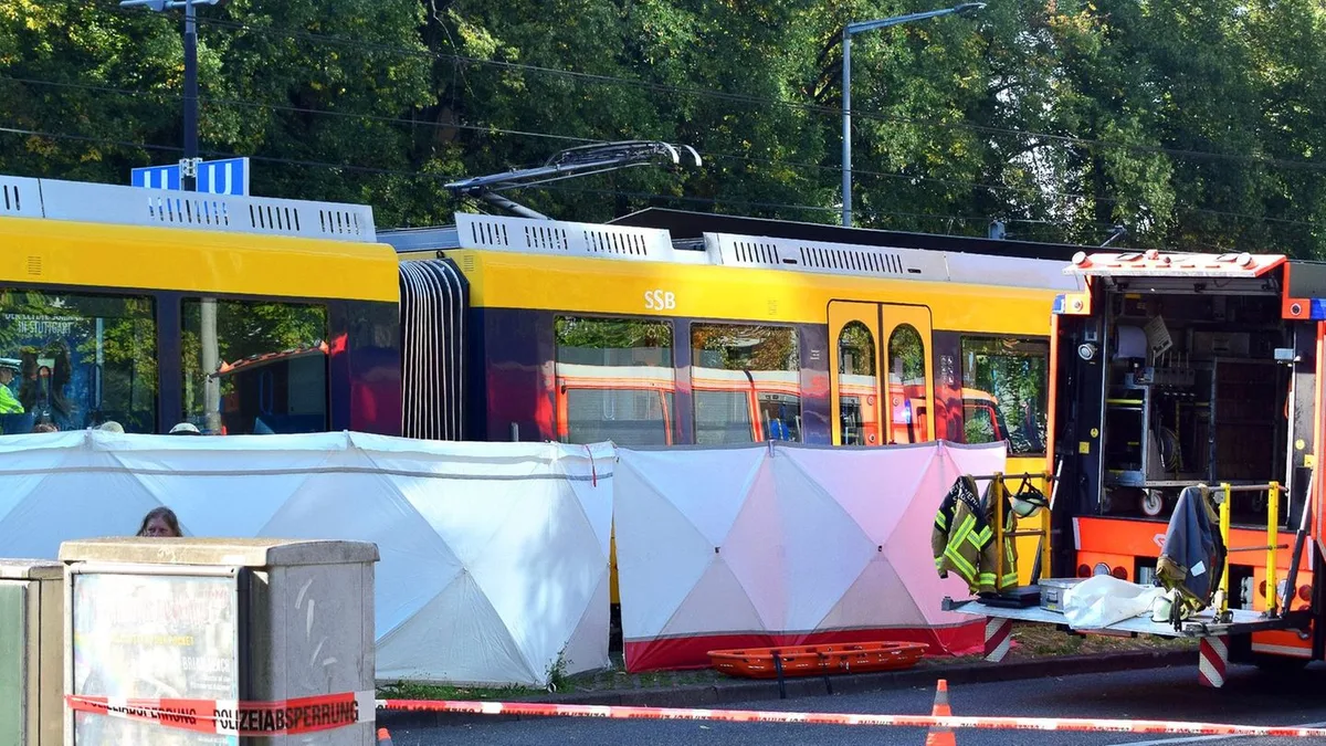 Löwentorbrücke: 63-Jährige in Stuttgart von Stadtbahn erfasst und gestorben