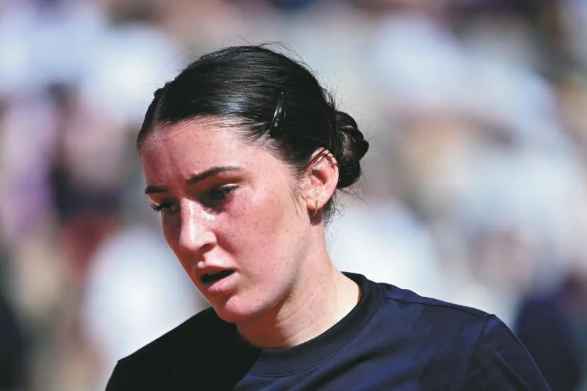 Elsa Jacquemot sortie d'entrée par Liudmila Samsonova à Guadalajara