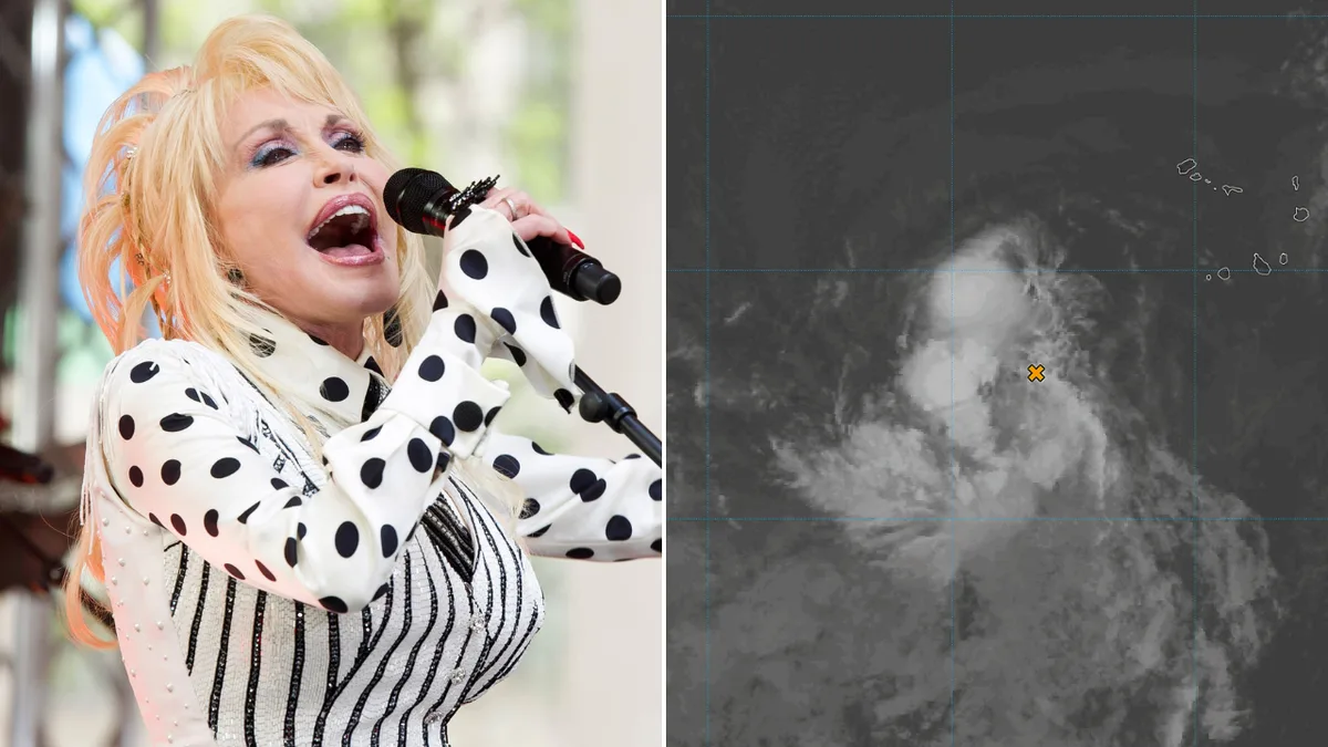 Just days after Dolly Parton’s death, a tropical storm in the Atlantic could share her name