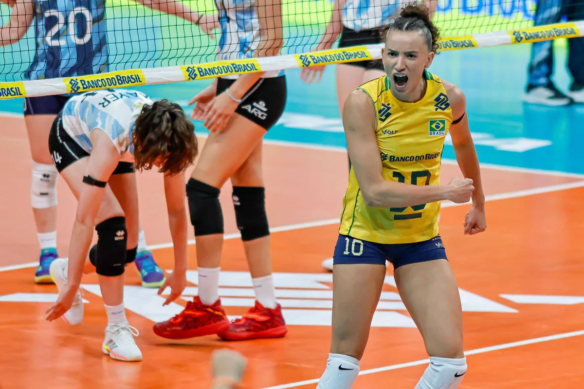 Vôlei feminino brasileiro garante vaga nas Olimpíadas de Los Angeles