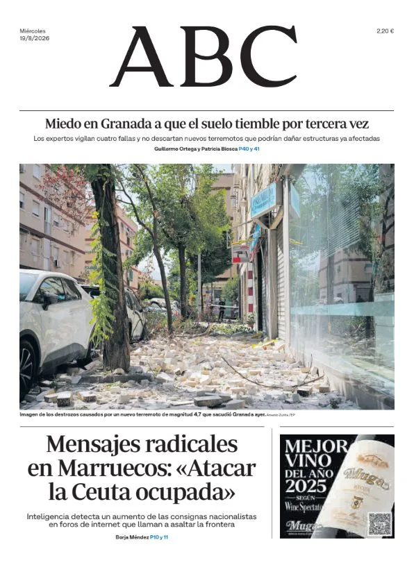Portadas de la prensa internacional de este miércoles 19 de agosto de 2026