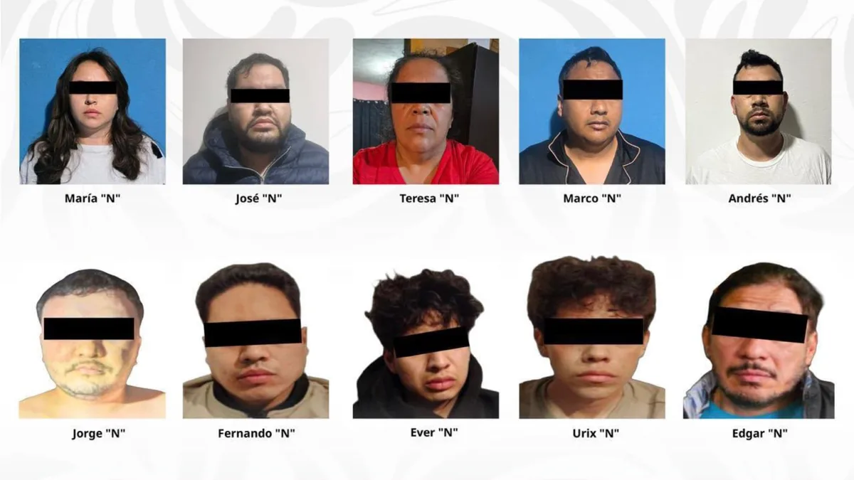 Marina, SSPC y FGR detienen a 10 personas tras 12 cateos contra célula de robo de transporte y secuestro en Michoacán