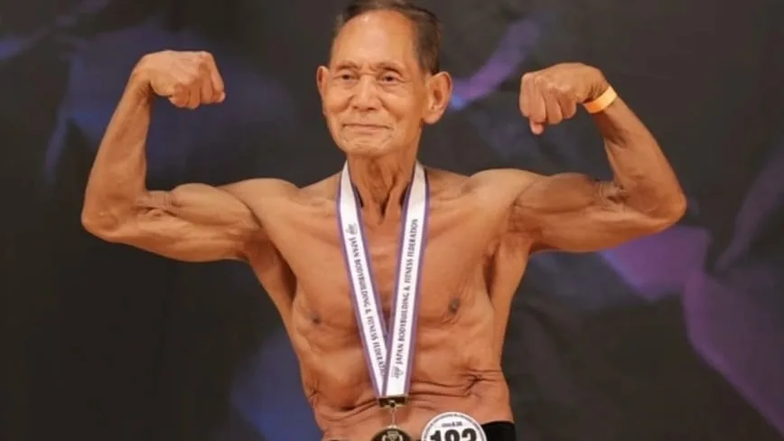 De rutinas de tres horas a una dieta sin carne: cómo un fisicoculturista de 90 años sigue ganando títulos
