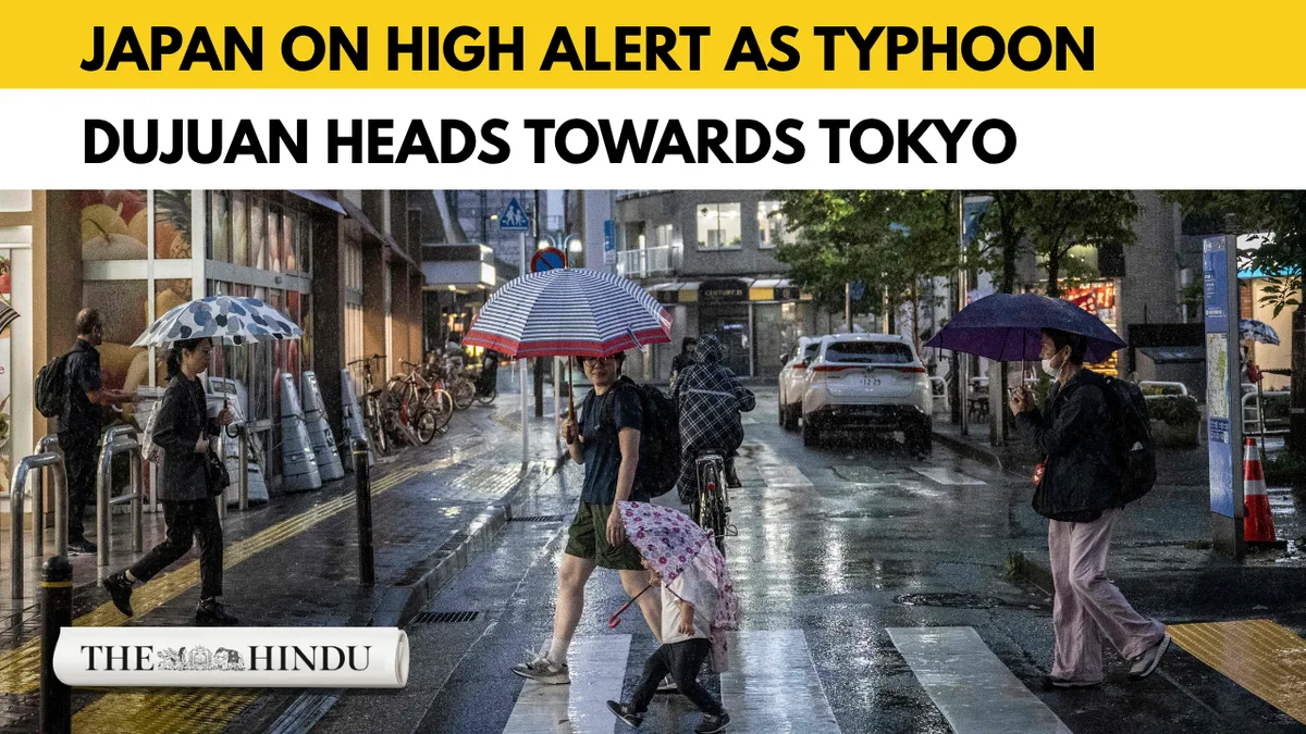 Watch: Japan on high alert as Typhoon Dujuan heads towards Tokyo