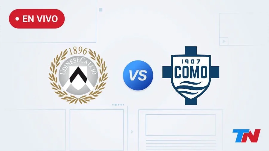 Udinese vs Como 1907 en vivo por la fecha 1 de la Serie A de Italia: hora, dónde ver y formaciones