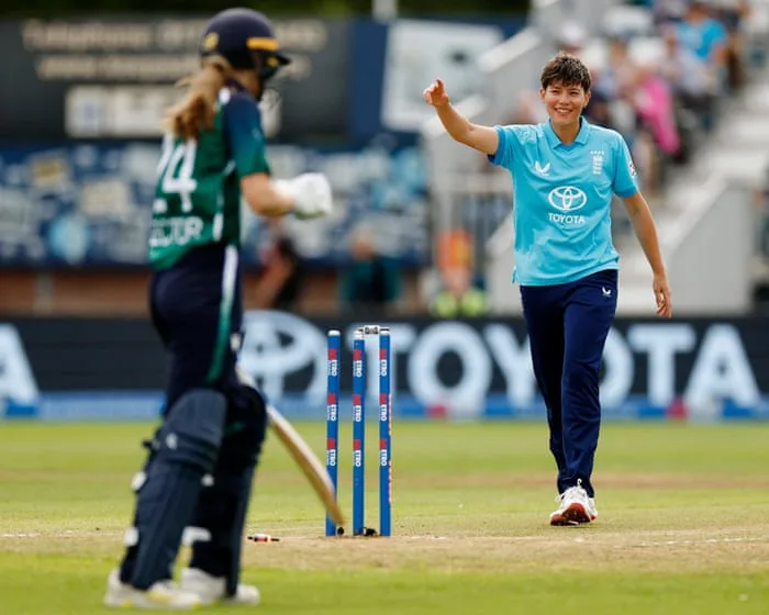 England v Ireland: second women’s cricket one-day international – live