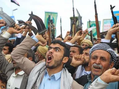 Iran-backed Houthi rebels warn against joining Saudi Arabia in Yemen's growing civil war