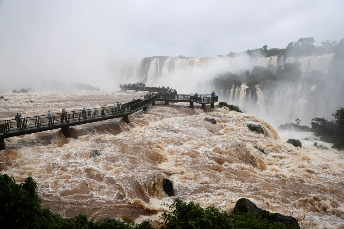 Otra vez habrá restricciones en las Cataratas del Iguazú por la crecida del río