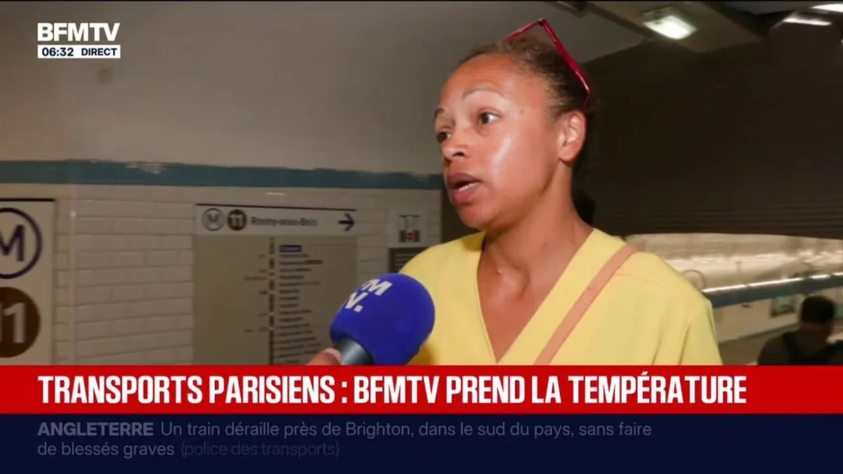 Canicule: les transports parisiens fortement impactés par la chaleur