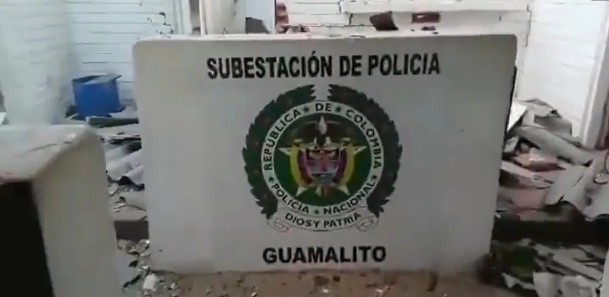 Gobierno y autoridades acordaron reconstruir la subestación de Policía de Guamalito, Norte de Santander, tras varios ataques terroristas