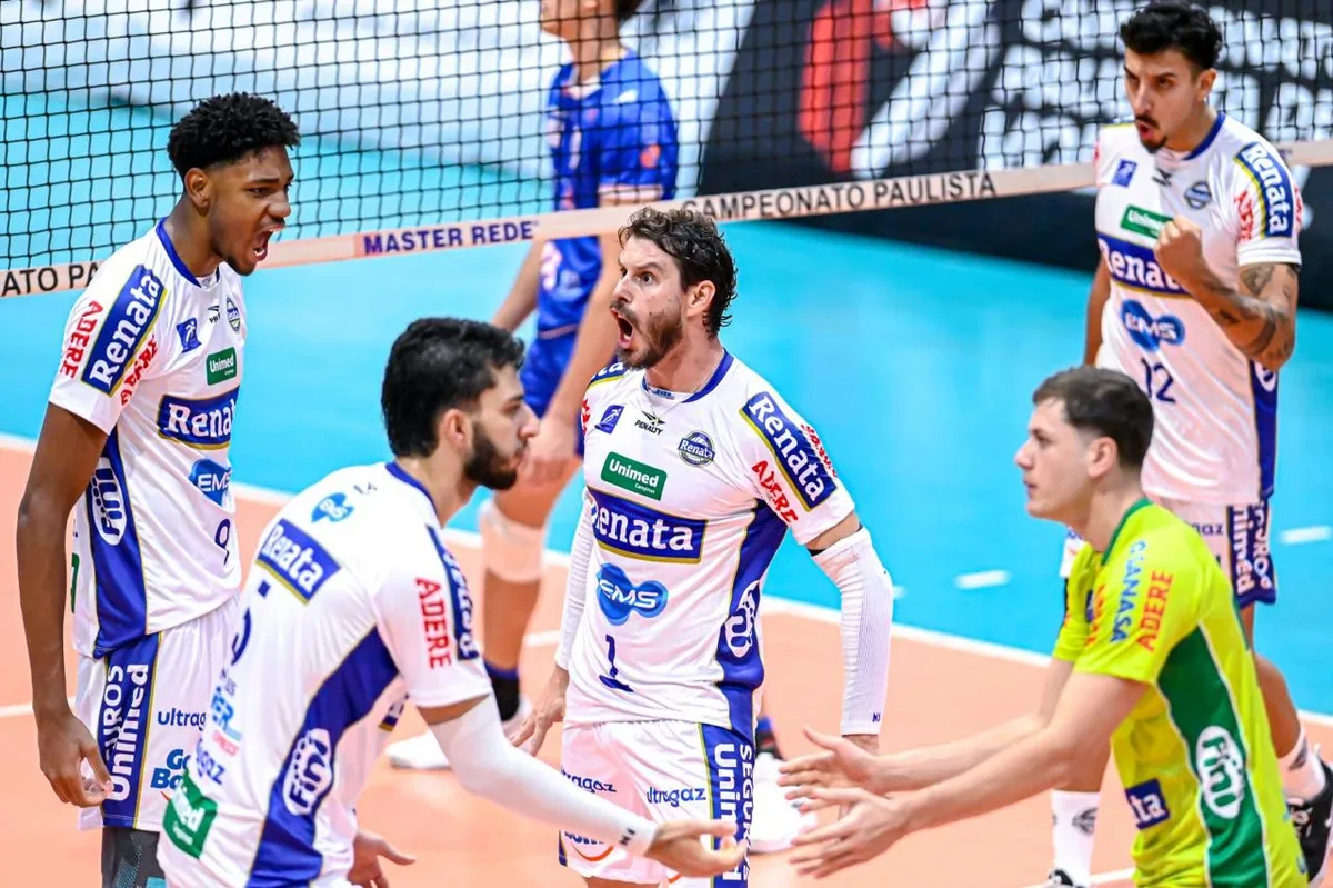 Nalbert se impressiona com ponto do Bruninho em vitória do Campinas: "Raríssimo"; veja vídeo