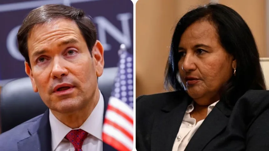 Marco Rubio se reunirá con Dinorah Figuera en Washington para hablar de la situación en Venezuela