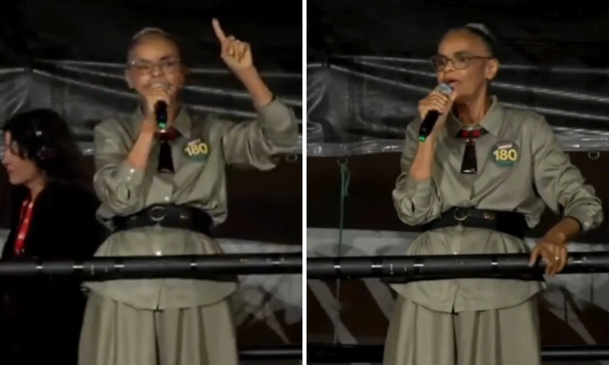 Em ato, Marina Silva se confunde e troca próprio número pelo de Salles; vídeo