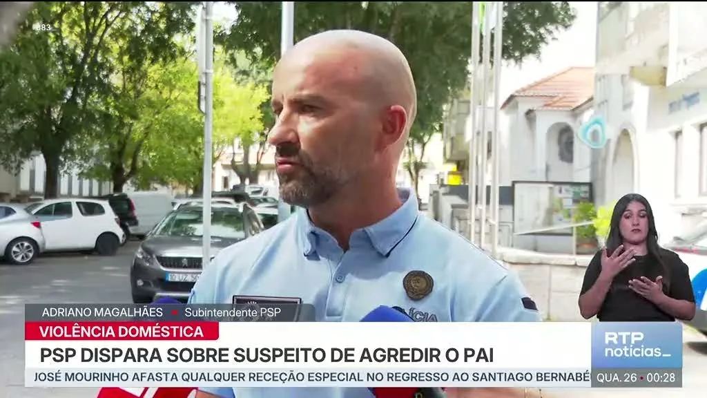Suspeito de agressão ao pai ferido a tiro pela polícia na Amadora