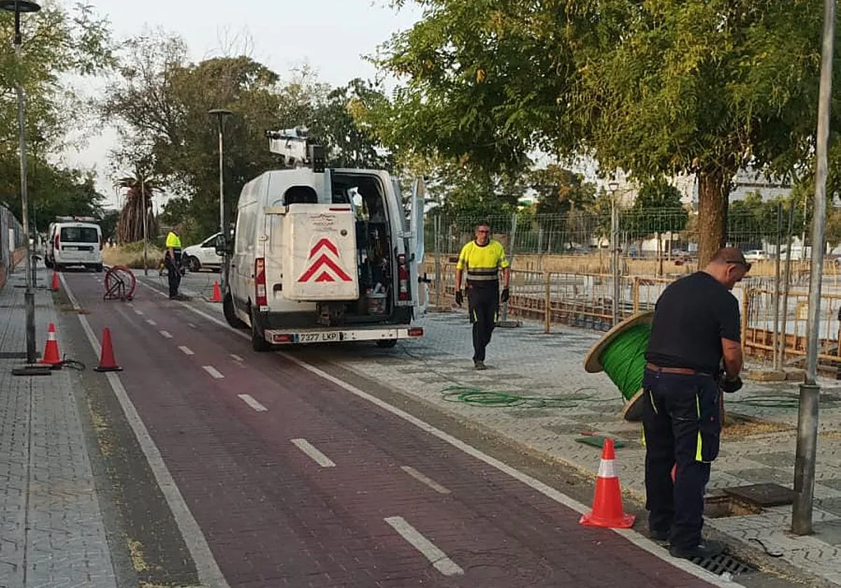 Cortes de luz en Andújar en pleno verano por el robo de cables de cobre
