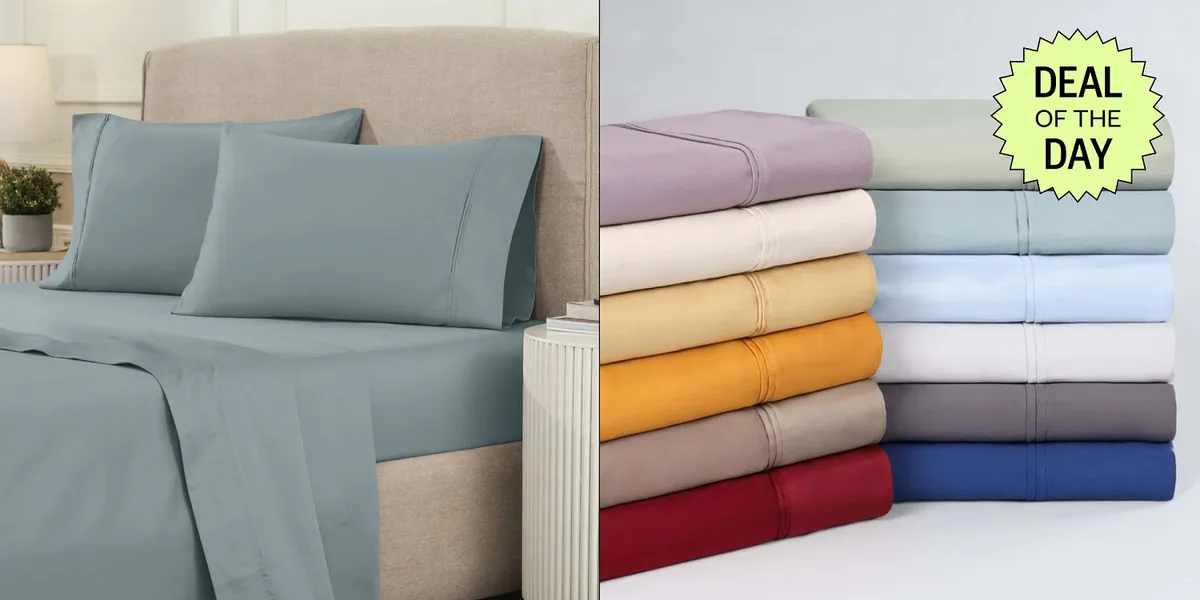 These popular Egyptian cotton sheets are over 60% off at Bed Bath & Beyond’s Labor Day sale