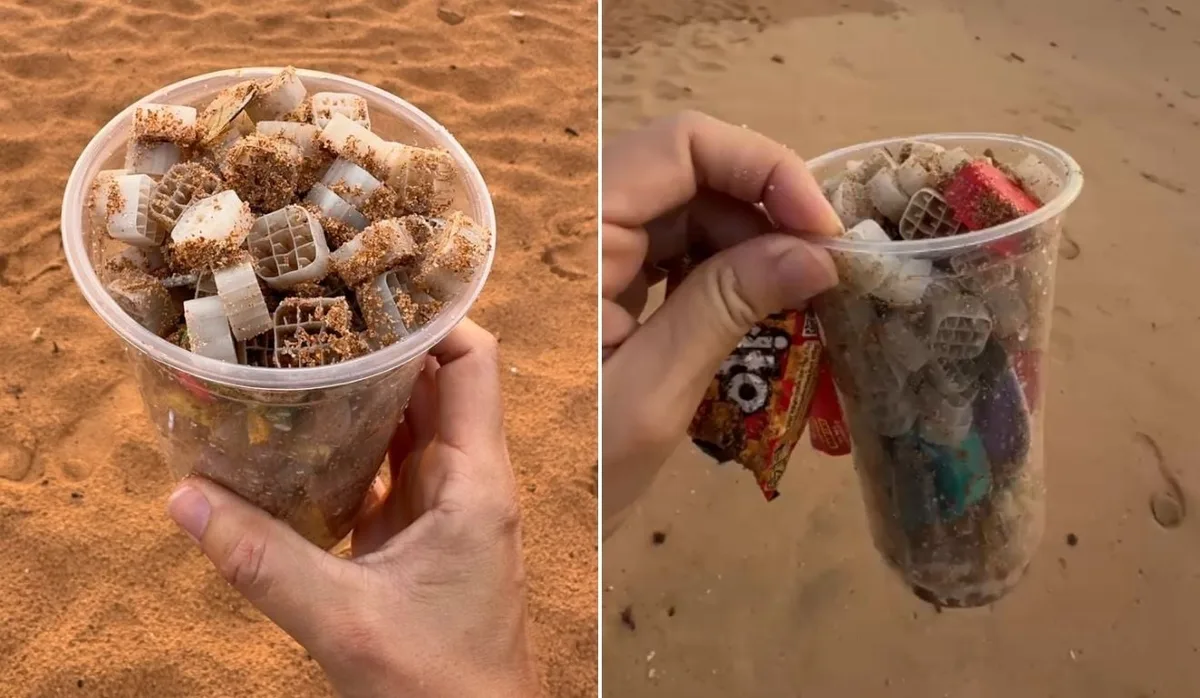 Ibama investiga origem de peças plásticas encontradas em praias do ES